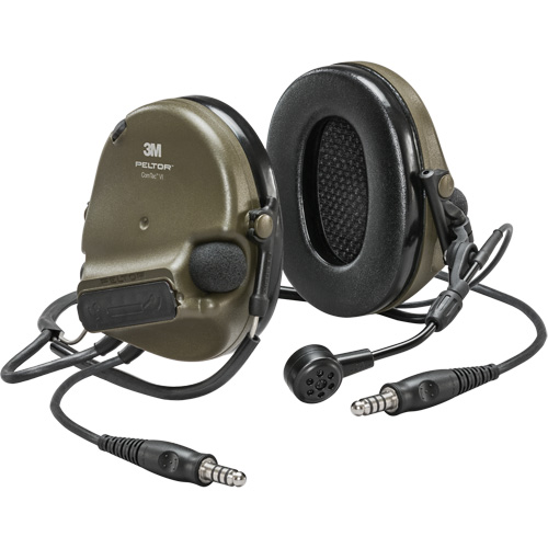 Peltor ComTac VI NIB Dual Lead Headset, Neckband Style, 22 dB Par Equipment