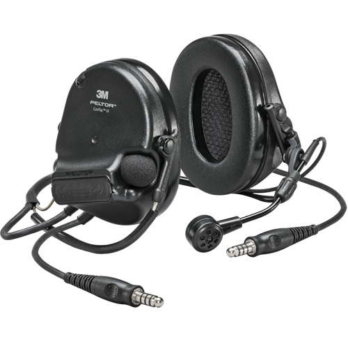 Peltor ComTac VI NIB Dual Lead Headset, Neckband Style, 22 dB Par Equipment