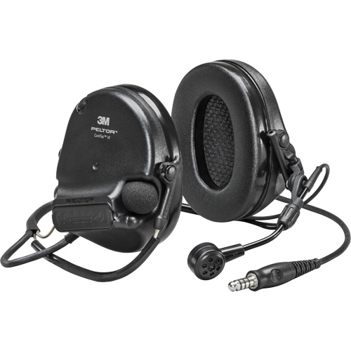 Casque VI NIB avec fils de sortie unique Peltor ComTac, Style Cordon cervical, 22 dB Par Equipment