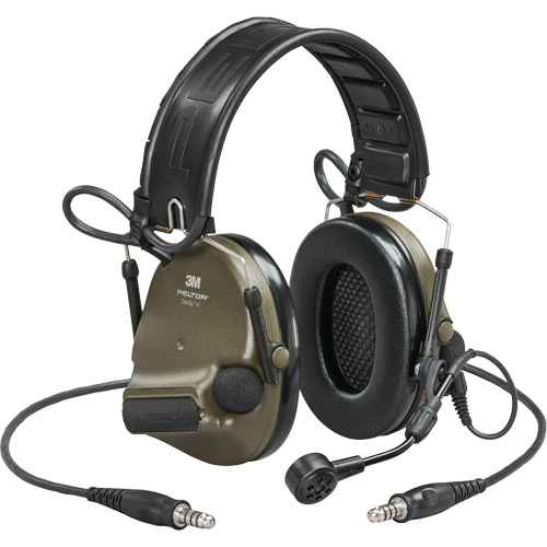 Peltor ComTac VI NIB Dual Lead Headset with Arc, Headband Style, 23 dB Par Equipment