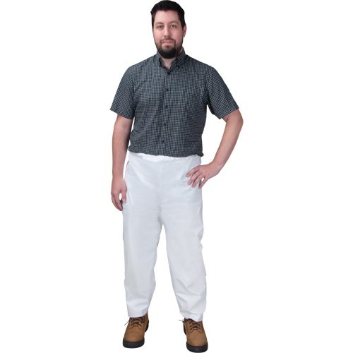 Pantalon jetable, Microporeux, 2T-Grand, Blanc Par Equipment