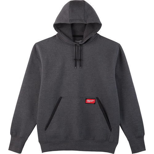 Heavy-Duty Pullover Hoodie, Men's, Small, Grey Par Equipment