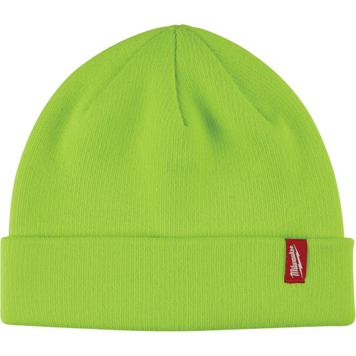 High-Visbility Cuffed Beanie, One Size, Green Par Equipment