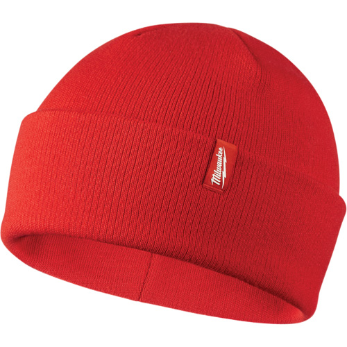 Cuffed Beanie, One Size, Red Par Equipment