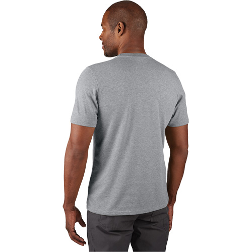 T-shirt de travail hybride, Hommes, Petit, Gris Par Equipment