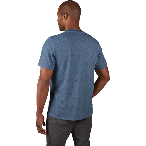 T-shirt de travail hybride, Hommes, Petit, Bleu Par Equipment