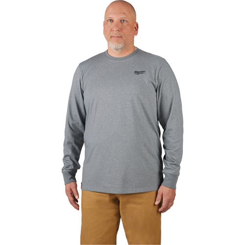 T-shirt de travail hybride, Hommes, Petit, Gris Par Equipment