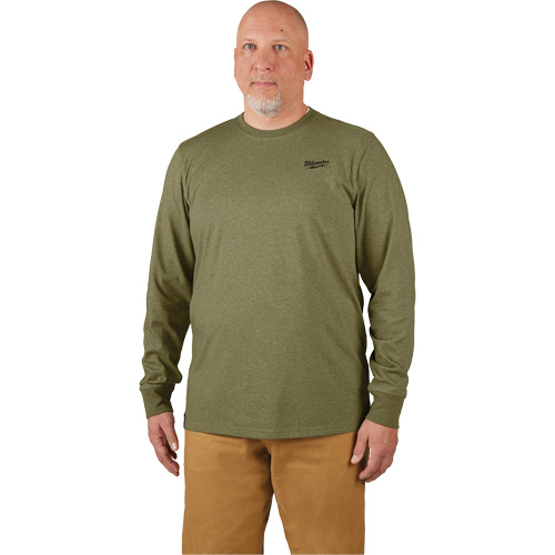 Hybrid Work Tee Shirt, Men's, Small, Green Par Equipment