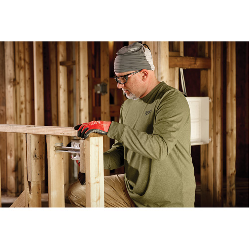 Hybrid Work Tee Shirt, Men's, Small, Green Par Equipment