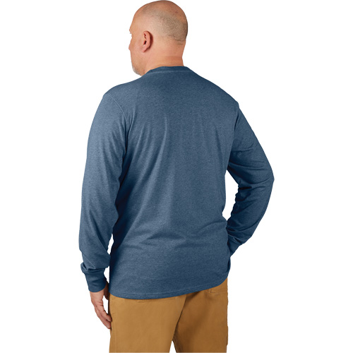 T-shirt de travail hybride, Hommes, Petit, Bleu Par Equipment