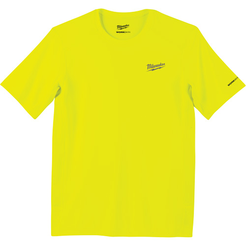 Workskin Lightweight High Visibility Shirt, Men's, Small, Yellow Par Equipment