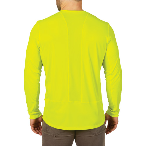 Workskin Lightweight High Visibility Shirt, Men's, Small, Yellow Par Equipment
