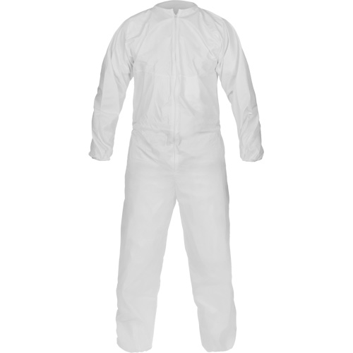 Combinaison non st&eacute;rile de fabrication &eacute;co-efficace CleanMax, Moyen, Blanc, Microporeux Par Equipment