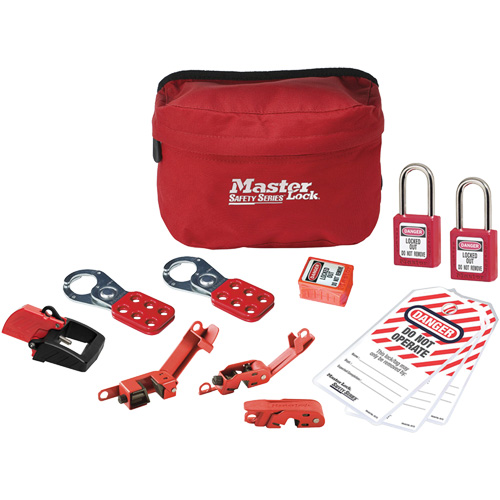 Standard Lockout Kit with Zenex Thermoplastic Locks, Electrical Kit, 13 Components Par Equipment