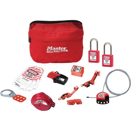 Standard Lockout Kit with Zenex Thermoplastic Locks, Electrical/Valve Kit, 14 Components Par Equipment