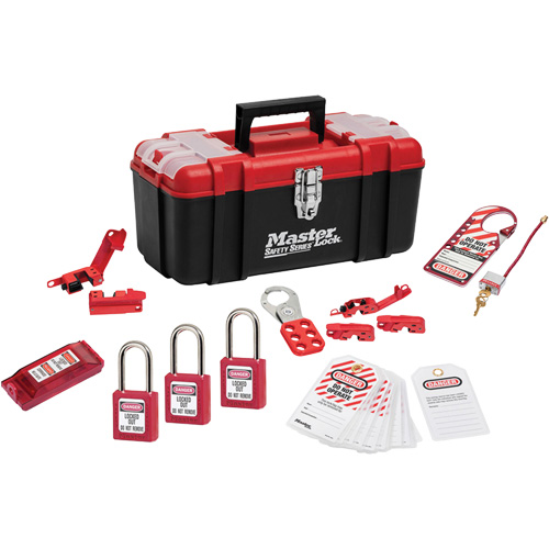 Standard Lockout Kit with Zenex Thermoplastic Locks, Electrical Kit, 14 Components Par Equipment