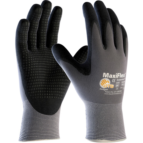 Gants compatibles avec les &eacute;crans tactiles ATG MaxiFlex Endurance, T-petit, R&ecirc;vetement Nitrile, Calibre 15, Enveloppe en Nylon/Lycra Par Equipment