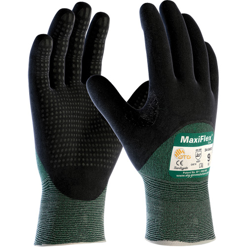 Gants r&eacute;sistant aux coupures ATG MaxiFlex Cut, Taille T-Grand, Calibre 15, Rev&ecirc;tement Nitrile, Enveloppe en Fil technique, ASTM ANSI niveau A2/EN 388 niveau 3/EN 388 niveau B Par Equipment