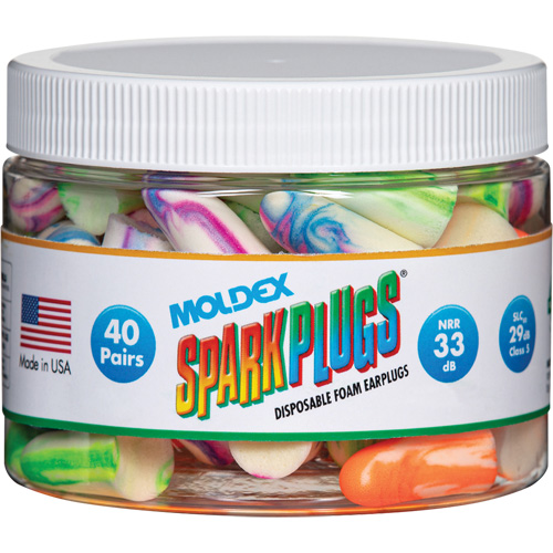 SparkPlugs Earplugs, Bulk - Canister Par Equipment