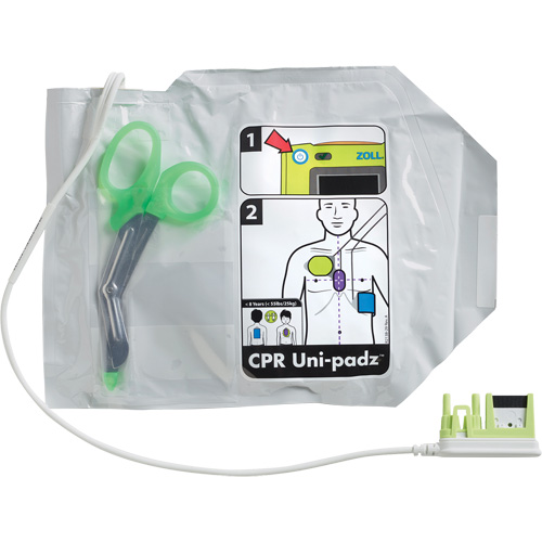 CPR Uni-Padz Adult & Pediatric Electrodes, Zoll AED 3 For, Class 4 Par Equipment