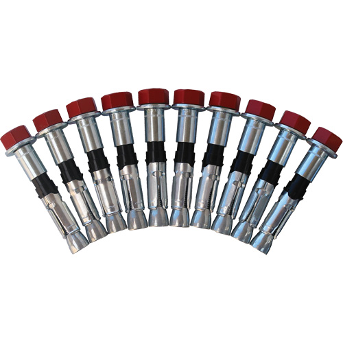 Jeu de boulons de rechange pour ancrages &agrave; anneau en D pour b&eacute;ton, Boulonn&eacute;, Usage Permanent/Temporaire Par Equipment