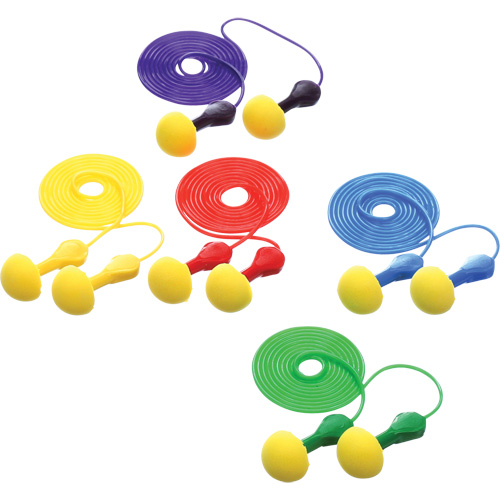 Bouchons d'oreilles rapides de style capsule E-A-R, Avec cordon, Vrac - Sachet coussin, 25 dB NRR, Taille unique Par Equipment