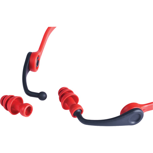 Replacement Banded Flanged Ear Plugs, 25 dB NRR, One-Size Par Equipment