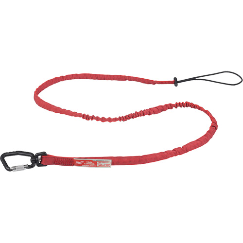 Extended Reach Locking Tool Lanyard, Bungee, Carabiner/Loop Par Equipment