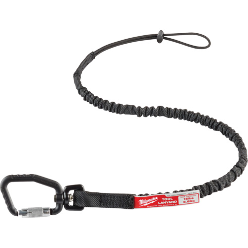 Locking Tool Lanyard, Bungee, Carabiner/Loop Par Equipment