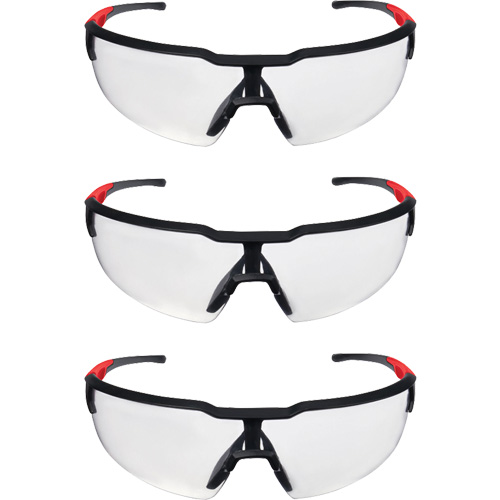 Lunettes de s&eacute;curit&eacute;, Lentille Transparent, Anti-&eacute;gratignures, ANSI Z87+/R&eacute;pond ou surpasse la norme CSA Z94.3 Par Equipment