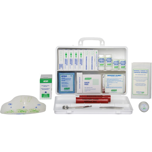 Trousse de premiers soins de base, R&eacute;pond &agrave; la norme CSA Z1220-17 type 2 environnements &agrave; faible risque, Moyen (26-50 travailleurs) Par Equipment