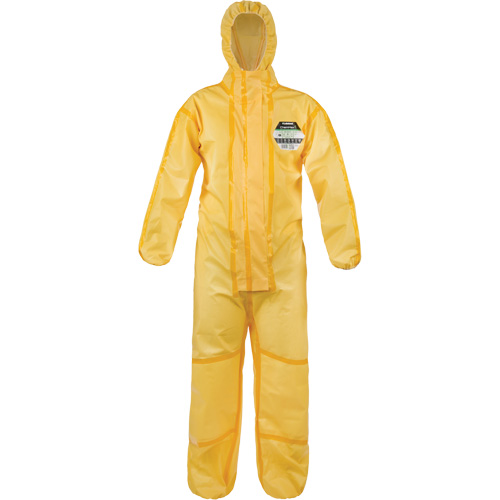 ChemMax&reg; 1 Coveralls, Polyethylene/Polypropylene, Small, Yellow Par Equipment