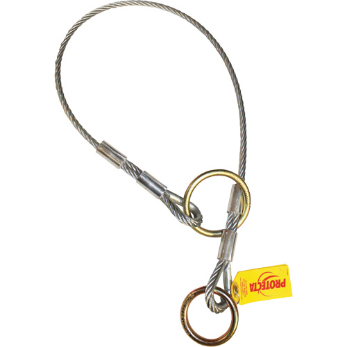 Adaptateur pour c&acirc;ble &agrave; deux anneaux, Fixation universelle, Usage Temporaire Par Equipment