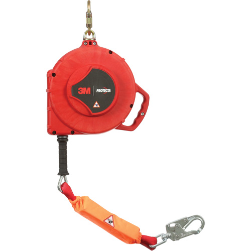 Cordage de s&eacute;curit&eacute; autor&eacute;tractable Rebel, 50', Acier galvanis&eacute;, Pivotant Par Equipment