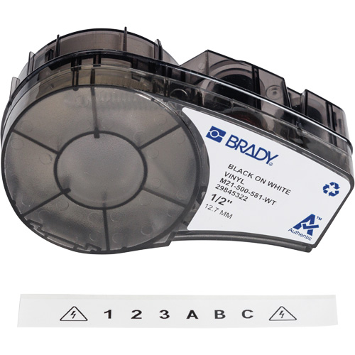 Repositionable Multi-Purpose Labels with Ribbon, Black Par Equipment