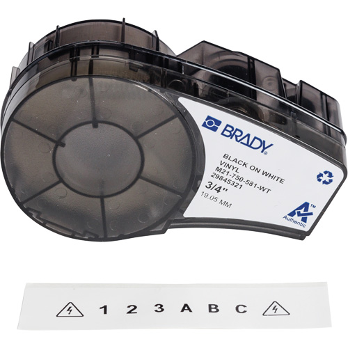 Repositionable Multi-Purpose Labels with Ribbon, Black Par Equipment
