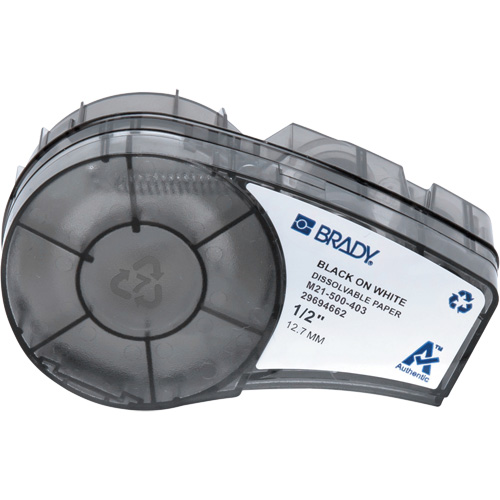 Water Soluble Labels with Ribbon, Black Par Equipment