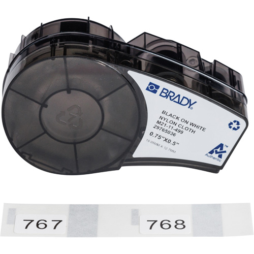 Aggressive Adhesive Multi-Purpose Labels with Ribbon, Black Par Equipment