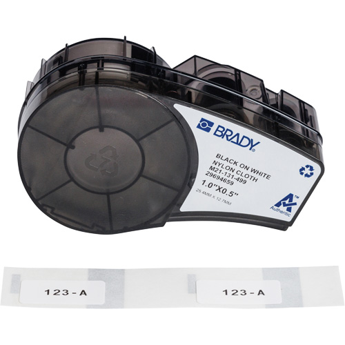 Aggressive Adhesive Multi-Purpose Labels with Ribbon, Black Par Equipment