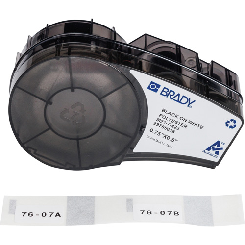 Harsh Environment Multi-Purpose Labels with Ribbon, Black Par Equipment