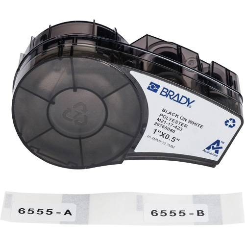 Harsh Environment Multi-Purpose Labels with Ribbon, Black Par Equipment