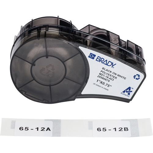 Harsh Environment Multi-Purpose Labels with Ribbon, Black Par Equipment
