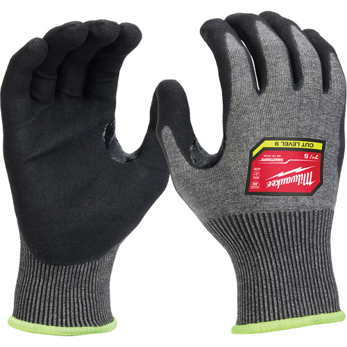 High-Dexterity Dipped Gloves, Size Small, 18 Gauge, Nitrile Coated, Nylon/Polyethylene/Tungsten Shell, ASTM ANSI Level A9/EN 388 Level F Par Equipment