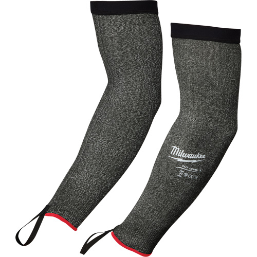 Protective Sleeves, Polyethylene, 16", ANSI/ISEA 105 Level 5/EN 388 Level E, Grey Par Equipment