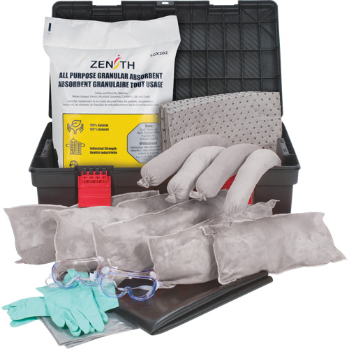 Tool Box Spill Kit, Universal, Bin, 31 US gal. Absorbancy Par Equipment