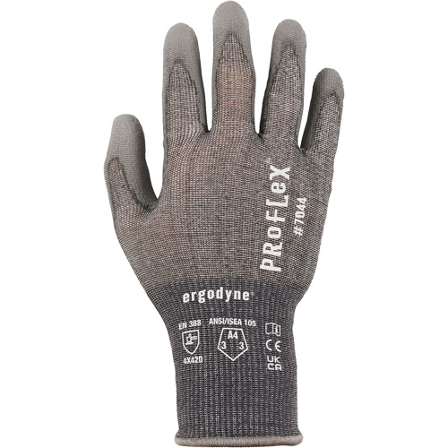 Gants r&eacute;sistant &agrave; la coupe Proflex 7025, Taille Petit, Calibre 18, Rev&ecirc;tement Polyur&eacute;thane, Enveloppe en Nylon/PEHP/Spandex, ASTM ANSI niveau A2/EN 388 niveau B Par Equipment
