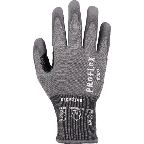 Gants enduit de PU r&eacute;sistant &agrave; la coupe ProFlex 7071, Taille Petit, Calibre 18, Rev&ecirc;tement Polyur&eacute;thane, Enveloppe en PEHP/Tungst&egrave;ne, ASTM ANSI niveau A7/EN 388 niveau F Par Equipment