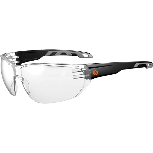 Skullerz VALI Frameless Safety Glasses, Clear Lens, Anti-Fog/Anti-Scratch, ANSI Z87+/Meets/Exceeds CSA Z94.3 Par Equipment