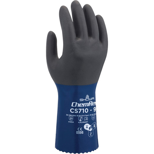 Gants r&eacute;sistants aux produits chimiques CS710, Taille 7, 12" lo, Polyester Par Equipment
