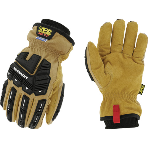 Coldwork Waterproof M-Pact&reg; Driver Gloves, 8, Grain Leather Palm, Elastic Cuff Par Equipment